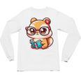 Adorable Book Lover Chipmunk With Reading Glasses Cute Premium Unisex Long Sleeve T-Shirt Adorable Book Lover Chipmunk With Reading Glasses Cute Premium Unisex Long Sleeve T-Shirt