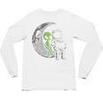 Astronaut Reading Book To Alien Moon Space Women Kids Men Premium Tri-Blend Unisex Long Sleeve T-Shirt Astronaut Reading Book To Alien Moon Space Women Kids Men Premium Tri-Blend Unisex Long Sleeve T-Shirt