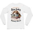 Basset Hound Dog Breed I Just Want To Read Books And Pet My Unisex Long Sleeve T-Shirt