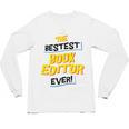 Best Book Editor Job Occupation Premium Tri-Blend Unisex Long Sleeve T-Shirt Best Book Editor Job Occupation Premium Tri-Blend Unisex Long Sleeve T-Shirt