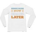 Birdhouse Building Now Minimal Socializing Introvert Unisex Long Sleeve T-Shirt