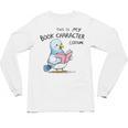 This Is My Book Character Costume I Pigeon Reading Tee Unisex Long Sleeve T-Shirt