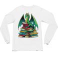 Book Dragon Reading Books Unisex Long Sleeve T-Shirt Book Dragon Reading Books Unisex Long Sleeve T-Shirt