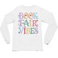 Book Fair Vibes Groovy Retro Reading Unisex Long Sleeve T-Shirt Book Fair Vibes Groovy Retro Reading Unisex Long Sleeve T-Shirt