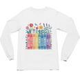 Book Flower Radicalized By Basic Decency Feminist Leftist Unisex Long Sleeve T-Shirt