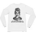 Book Lover Bent Over a Book Unisex Long Sleeve T-Shirt