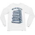 Book Lover Bookish Reader Bibliophile Book Nerd Titles Unisex Long Sleeve T-Shirt
