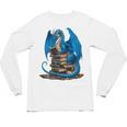 Book Lover Bookworm Reading Books Dragon Premium Tri-Blend Unisex Long Sleeve T-Shirt