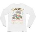 Book Lover Cute Cat Coffee Just 1 More Chapter Cozy Reading Unisex Long Sleeve T-Shirt Book Lover Cute Cat Coffee Just 1 More Chapter Cozy Reading Unisex Long Sleeve T-Shirt