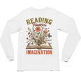 Book Lover Reading Bookish Floral Reading Powers Imagination Unisex Long Sleeve T-Shirt Book Lover Reading Bookish Floral Reading Powers Imagination Unisex Long Sleeve T-Shirt