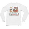 Book Lovers Winter Sleighing Through Stories Tee Premium Tri-Blend Unisex Long Sleeve T-Shirt