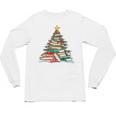 All Booked For Christmas Book Christmas Tree Lights Xmas Unisex Long Sleeve T-Shirt