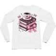 All Booked For Valentine's Teacher Coquette Bow Coffee Book Unisex Long Sleeve T-Shirt All Booked For Valentine's Teacher Coquette Bow Coffee Book Unisex Long Sleeve T-Shirt