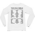 The Books Of The Bible Old And New Testament Complete List Unisex Long Sleeve T-Shirt The Books Of The Bible Old And New Testament Complete List Unisex Long Sleeve T-Shirt