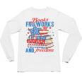 Books Fireworks And Freedom 4th Of July Book Lover Unisex Long Sleeve T-Shirt Books Fireworks And Freedom 4th Of July Book Lover Unisex Long Sleeve T-Shirt