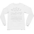 Books Helping Introverts Avoid Conversation Apparel Premium Tri-Blend Unisex Long Sleeve T-Shirt