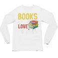 Books Are My Love Language Stack Unisex Long Sleeve T-Shirt