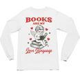 Books Are My LoveLanguage Cupid Valentines Unisex Long Sleeve T-Shirt Books Are My LoveLanguage Cupid Valentines Unisex Long Sleeve T-Shirt