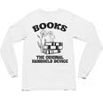 Books The Original Handheld Device Book Lover Premium Unisex Long Sleeve T-Shirt Books The Original Handheld Device Book Lover Premium Unisex Long Sleeve T-Shirt