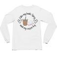 I Like My Books Spicy And My Coffee Icy Books Booktok Unisex Long Sleeve T-Shirt