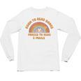 Born To Read Books Forced To Emails Vintage Retro Rainbow Unisex Long Sleeve T-Shirt Born To Read Books Forced To Emails Vintage Retro Rainbow Unisex Long Sleeve T-Shirt