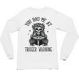 Buy Me Books And Tell Me To STFUATTDLAGG Outfits Spicy Smutty Book Reader You Had Me At Trigger Warning Unisex Long Sleeve T-Shirt Buy Me Books And Tell Me To STFUATTDLAGG Outfits Spicy Smutty Book Reader You Had Me At Trigger Warning Unisex Long Sleeve T-Shirt