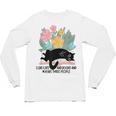 Cat Meme I Like Cats And Books And Maybe Three People Unisex Long Sleeve T-Shirt