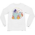 Cat Reading a Romance BookI Like My Books Extra Spicy Unisex Long Sleeve T-Shirt