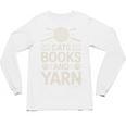 Cats Books And Yarn Crocheter Crocheting Unisex Long Sleeve T-Shirt