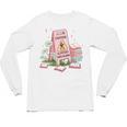 Caution Slippery When Reading Book Reader Unisex Long Sleeve T-Shirt