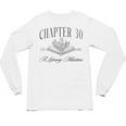 Chapter 30 A Literary Milestone 30th Birthday Book Lover Unisex Long Sleeve T-Shirt