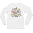 Chapter 60 60th Birthday Floral Open Book With Flowers Unisex Long Sleeve T-Shirt