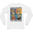 Cheetah Love Reading And Cheetahs Kids Bookworm Unisex Long Sleeve T-Shirt