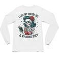I Like My Coffee ICY & My Books Spicy For Book Lovers Unisex Long Sleeve T-Shirt I Like My Coffee ICY & My Books Spicy For Book Lovers Unisex Long Sleeve T-Shirt
