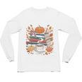 Cozy Autumn Books Fully Booked For Fall Books Pumpkin Unisex Long Sleeve T-Shirt