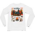 Cozy Reading Cabin Retreat Fall Bookish Autumn Cozy Reader Unisex Long Sleeve T-Shirt