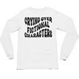 Crying Over Fictional Characters Book Lovers Unisex Long Sleeve T-Shirt Crying Over Fictional Characters Book Lovers Unisex Long Sleeve T-Shirt