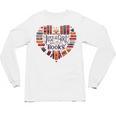 Cute Just A Girl Who Loves Books Heart Shape Reader Unisex Long Sleeve T-Shirt