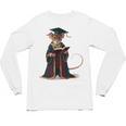 Cute Mouse Reading Book Graduation Unisex Long Sleeve T-Shirt