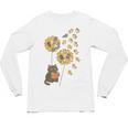 Cute Reading Cat With Kitten Dandelion Flowers Book Lover Unisex Long Sleeve T-Shirt Cute Reading Cat With Kitten Dandelion Flowers Book Lover Unisex Long Sleeve T-Shirt