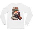 Cute Red Panda Reading Book Animal Bookworm Unisex Long Sleeve T-Shirt Cute Red Panda Reading Book Animal Bookworm Unisex Long Sleeve T-Shirt