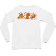 Cute Turkey Reading Book Librarian Bookworm Thanksgiving Men Unisex Long Sleeve T-Shirt