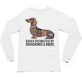 Dachshund Dog Dachshund Decor Books Nerds Dachshund Unisex Long Sleeve T-Shirt