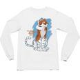 Disney Ink And Paint Shere Khan From The Jungle Book 1967 Unisex Long Sleeve T-Shirt