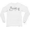 Disney Winnie The Pooh Eeyore Pooh & Piglet Carrying Books Unisex Long Sleeve T-Shirt