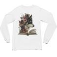 Dog Book Flower Unisex Long Sleeve T-Shirt