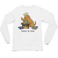 Dog Cooking The Books Unisex Long Sleeve T-Shirt