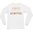 Dogs Books & Coffee Unisex Long Sleeve T-Shirt