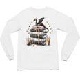 Dragon Hoard Of Books Reading Lover Cute Art Unisex Long Sleeve T-Shirt