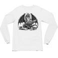 Dragon Reading Book Bookworm Books Dragon Learning Unisex Long Sleeve T-Shirt Dragon Reading Book Bookworm Books Dragon Learning Unisex Long Sleeve T-Shirt